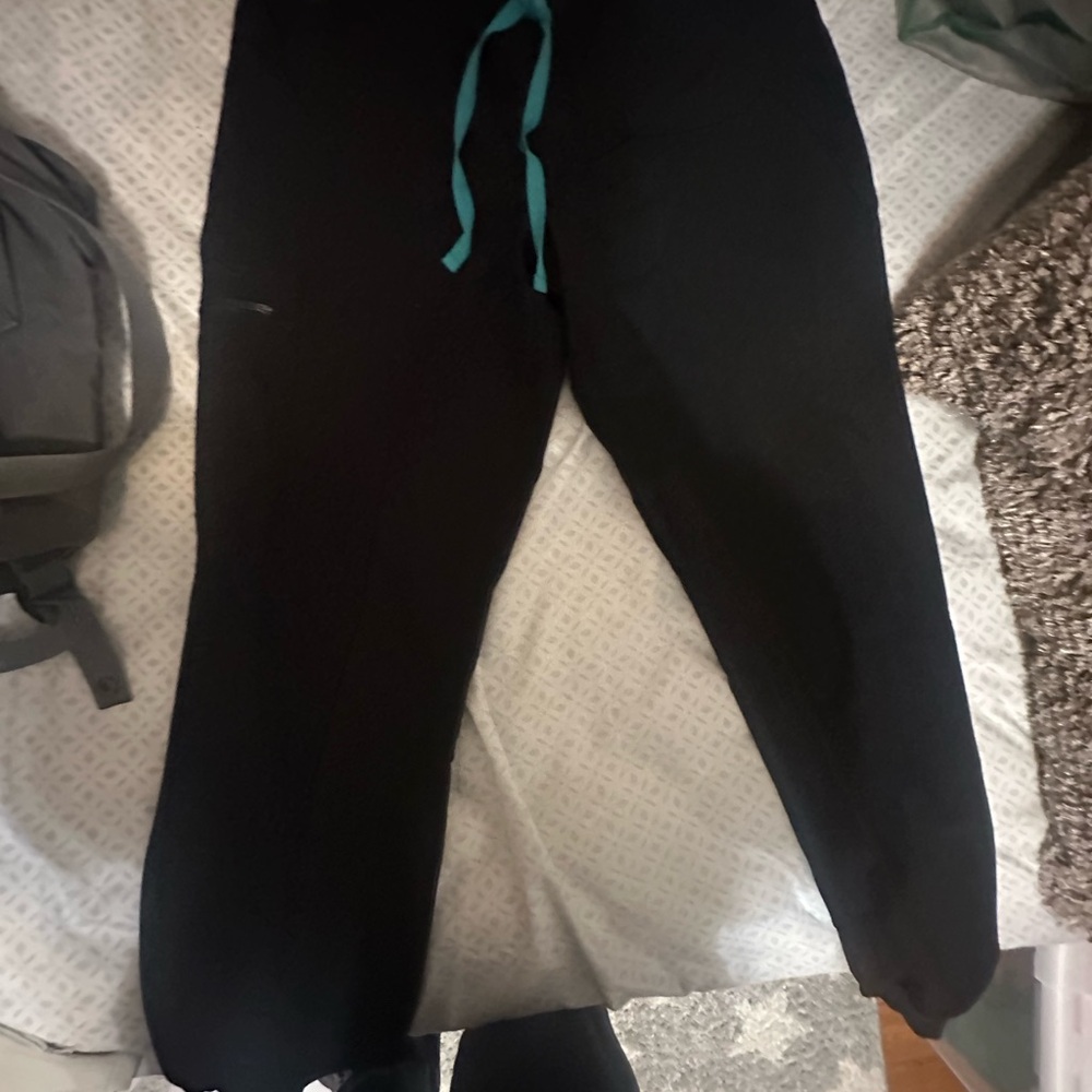 Figs Black Jogger Pants
